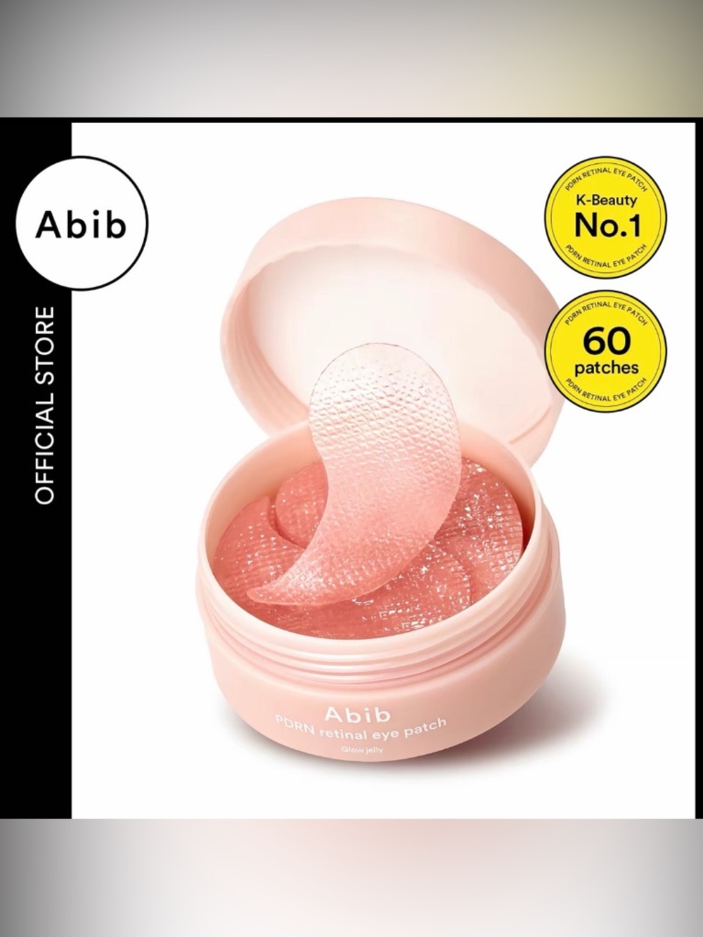 Abib PDRN Retinal Glow Jelly Eye Patches - 60 patches